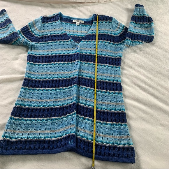 Liz Claiborne NY crochet cardigan - Picture 6 of 8